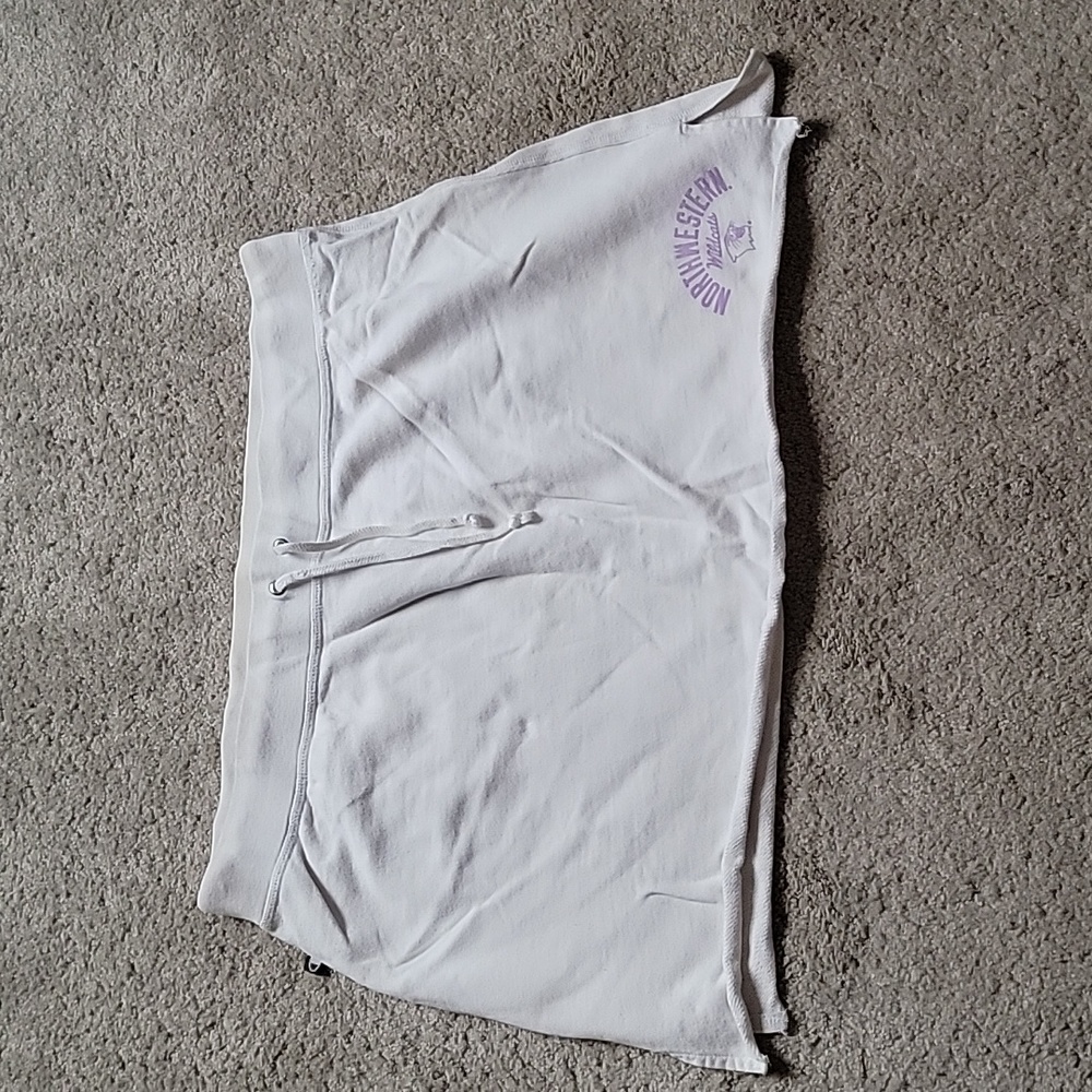 Champion Sport Skirt, Northwestern Wildcats logo, XL, white